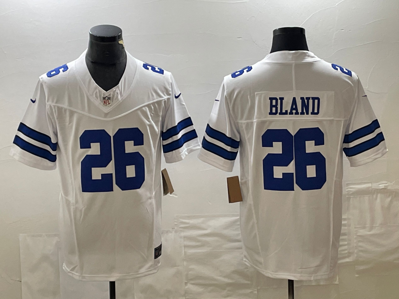 Men's Dallas Cowboys DaRon Bland #26 White Jersey